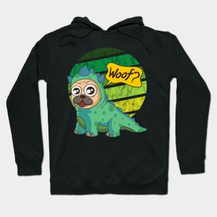 Pugzilla Funny Pug Lover Gift Hoodie